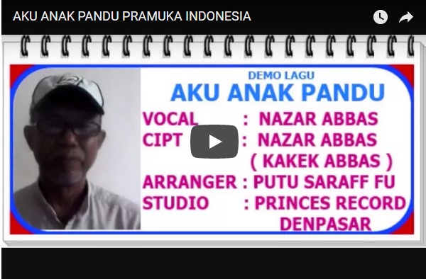 Kunci Gitar dan Lirik Lagu Aku Anak Pandu Ciptaan Kakek 