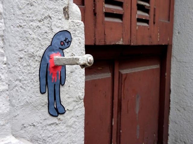 Creative Street Art by French Artist OakOak