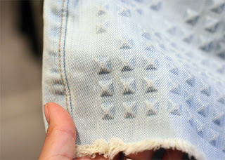 Studded shorts 