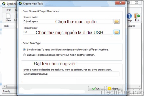 Thao tác đồng bộ với Syncsharp