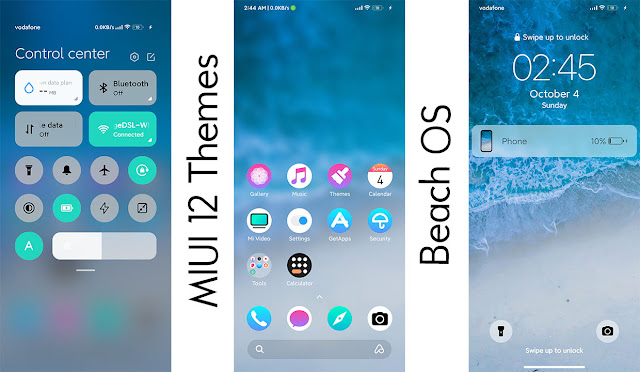ثيم Beach OS - MIUI 12 Themes - All Xiaomi Devices