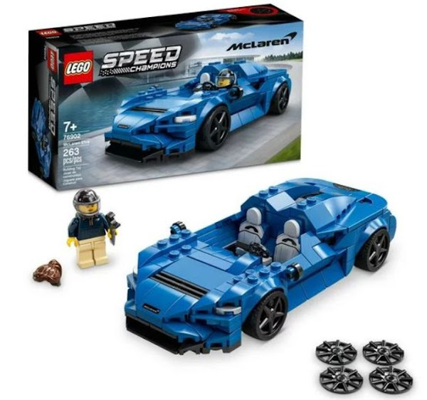 Image: LEGO Speed Champions McLaren Elva 76902 Buildable Toy Car