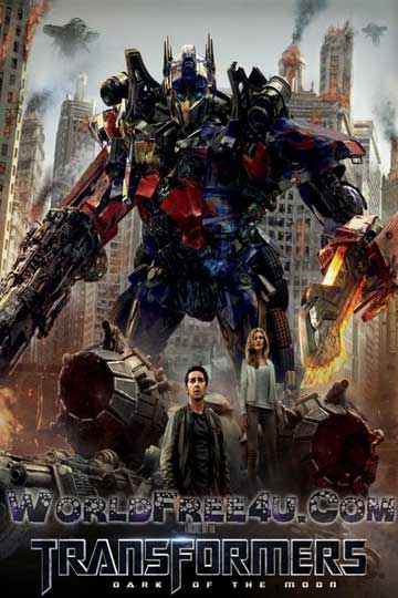 Poster Of Transformers 3 (2011) In Hindi English Dual Audio 300MB Compressed Small Size Pc Movie Free Download Only At worldfree4u.com