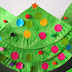 Manualidades infantiles árbol Navidad hecho con plato