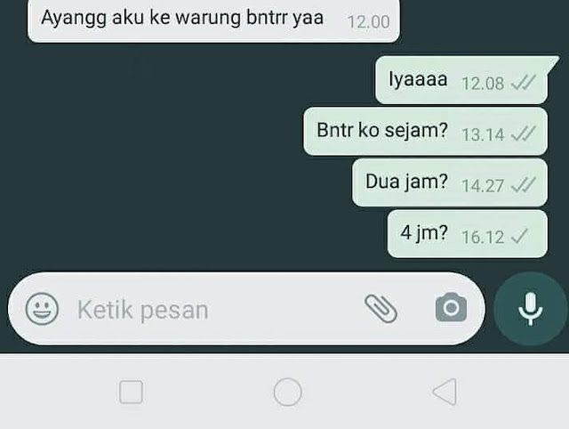 10 Chat Lucu 'Curiga Sama Pacar' Ini Bikin Nyengir Tipis