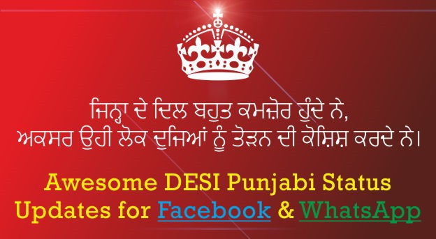 desi ghaint funny punjabi status updates facebook adn whatsapp