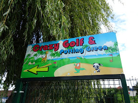 Crazy Golf and Putting Green at Riverside Park in Stourport on Severn