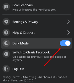 Enable-Dark-Mode-on-Facebook