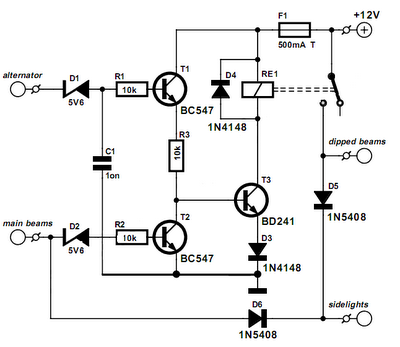 Lights On  Circuit Diagram