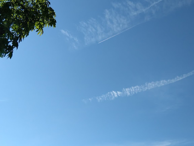 Rocket in the blue Sky - early morning