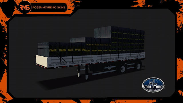 Carreta 2 eixos, Carretinha 2 eixos, Skins World Truck, Skins, Skins Wtds, Vanderleia