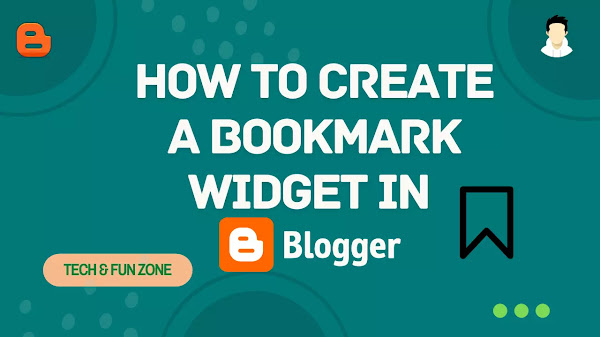 How to create a Bookmark widget in Blogger 2022