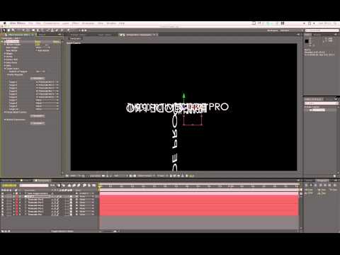 After Effects Typography Tutorial 1
