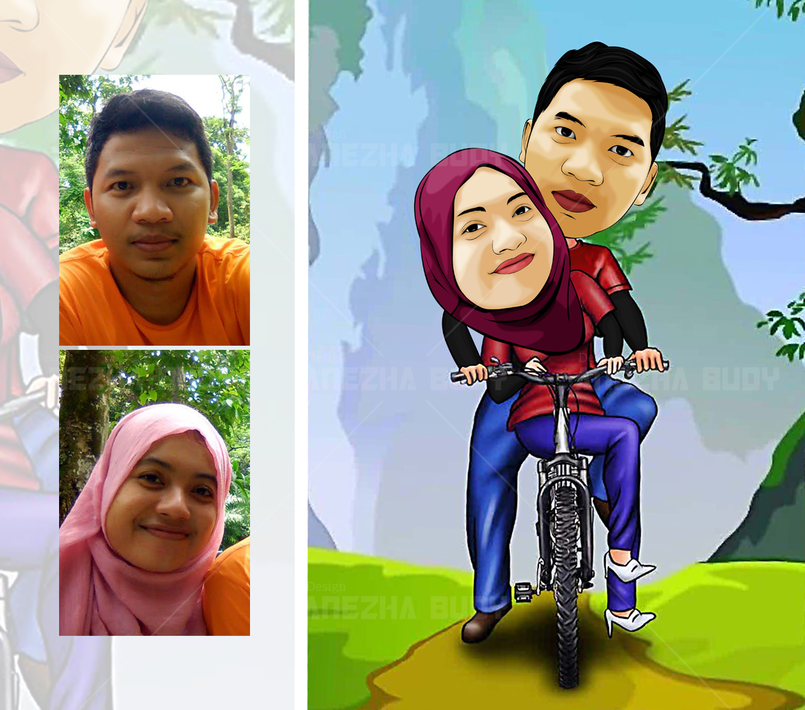 Gambar Kartun Lucu Orang Naik Motor Pos DP BBM