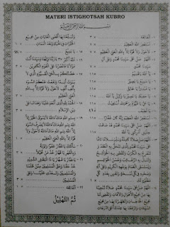 Contoh Teks Bacaan Istigotsah Arab Dan Tulisan Indonesia, teks istigosah