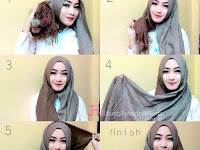 Tutorial Hijab Pashmina untuk ke Kantor