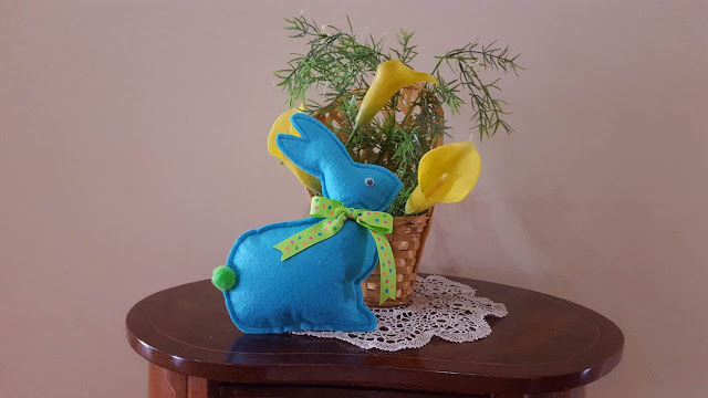 felt easter bunny tutorial and pattern