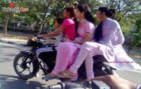 Pakistan Girls Bike Ride and Driving