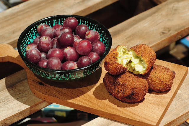 Croquetas de puerro y queso Brie...