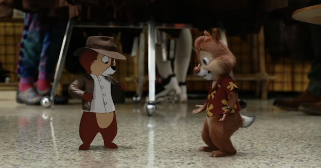 Dale's had the 'CGI' makeover. Chip 'n Dale compare looks.