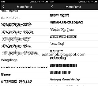 Download  2000+ Font Pack Keren Terbaru Picsay Pro, Pixellab dan Picsart