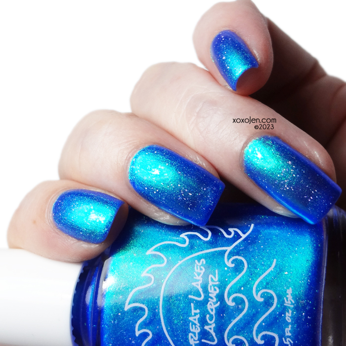 xoxoJen's swatch of Great Lakes Lacquer Michigan's Ice Caves