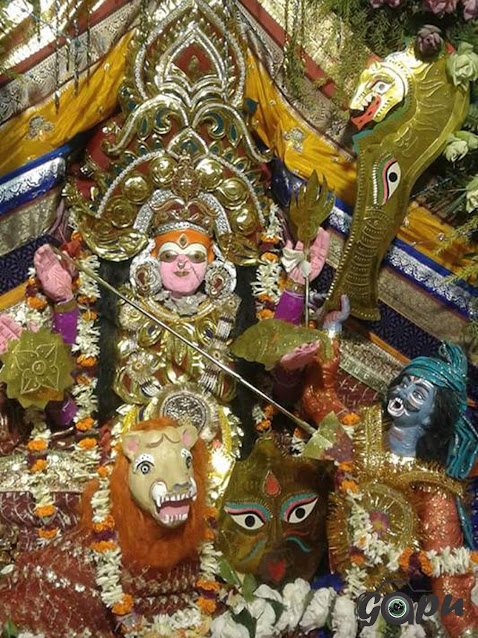 Singhabahini Besha of Maa Bhadrakali