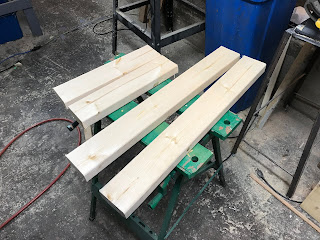 Cut lengths of 2X4