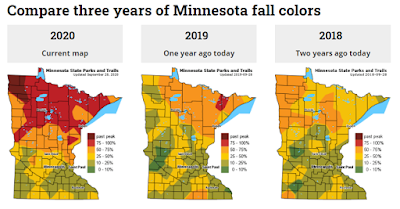 Minnesota fall colors: 2020, 2019, 2018