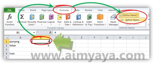 Perhitungan di microsoft excel sering memakai konstanta  Cara Mempermudah Perhitungan di Ms  Excel