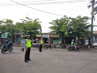 Pelayanan Pagi Polsek Taman Ciptakan Kamseltibcar Lantas