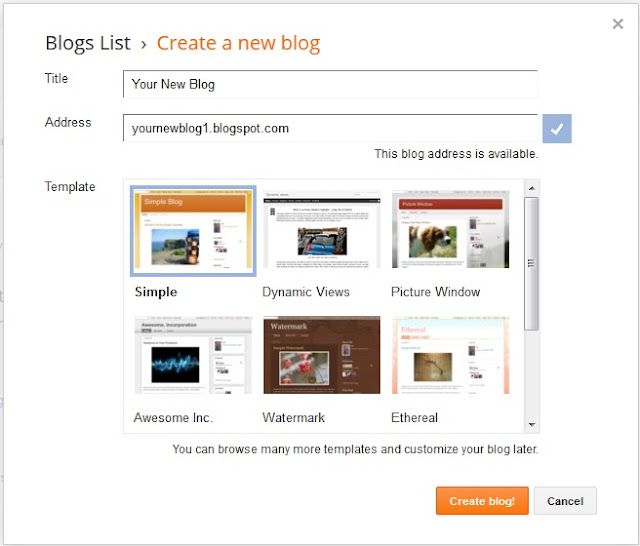 How to Create High Quality Blog Web Site Blogger Google Home Page