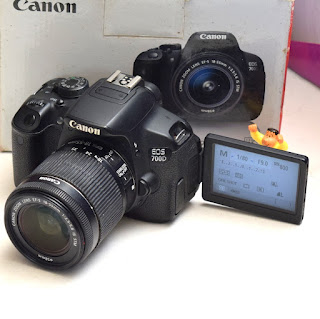 Kamera Canon 700D TouchScreen Lensa STM Fullset