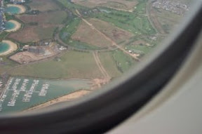 Flying into Oahu