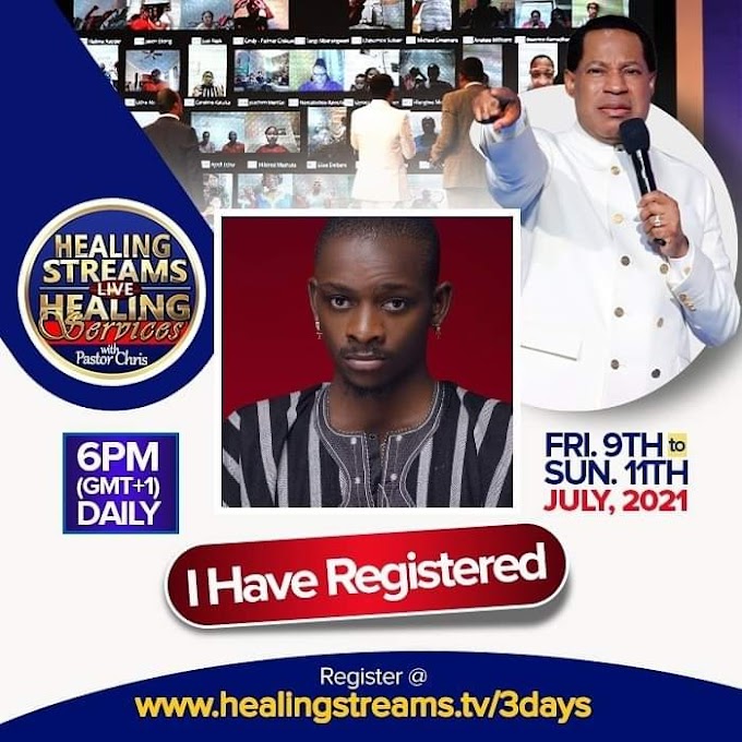 Register for Christ Embassy's Online Healing Service  9th july - 11th july - Register now! 