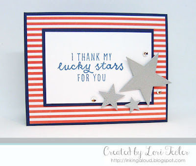 I Thank My Lucky Stars for You card-designed by Lori Tecler/Inking Aloud-stamps and dies from Reverse Confetti