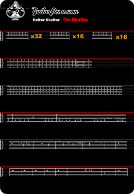 tablatura guitarra helter skelter