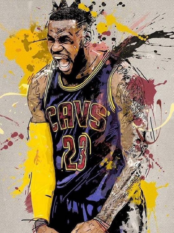 posters of Lebron james - the king