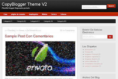 CopyBlogger V2 - Plantilla Responsive Blogger