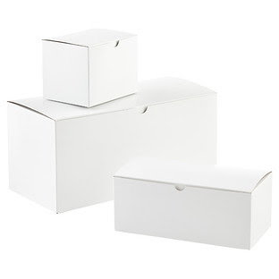 Customized Size of White Storage Packaging Boxes