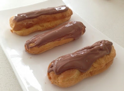 Resepi Eclairs Coklat [[ Chocolate Eclair ]]