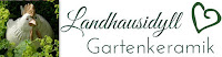 Landhausidyll-Gartenkeramik