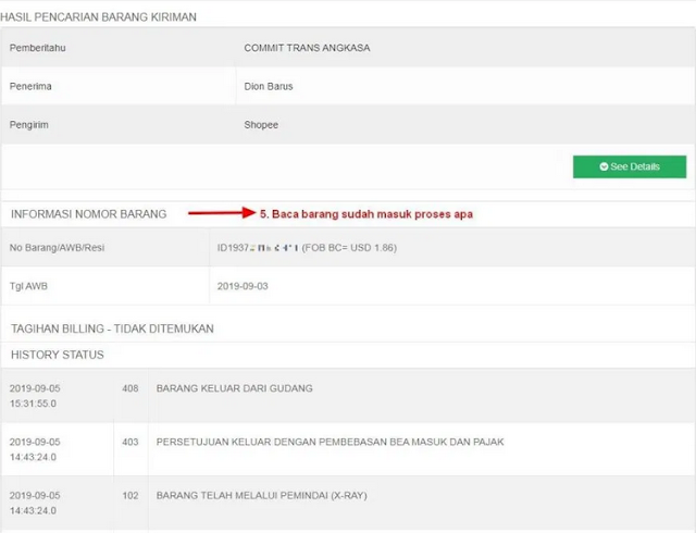 Cara Cek Resi Standart Express Shopee
