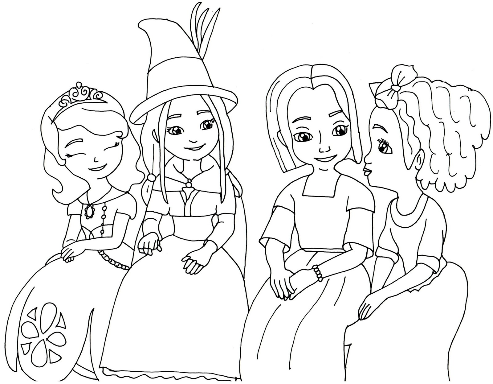 Download Sofia The First Coloring Pages: December 2015