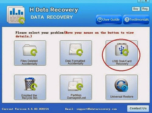 how to recover deleted photos from Android memory card step 1