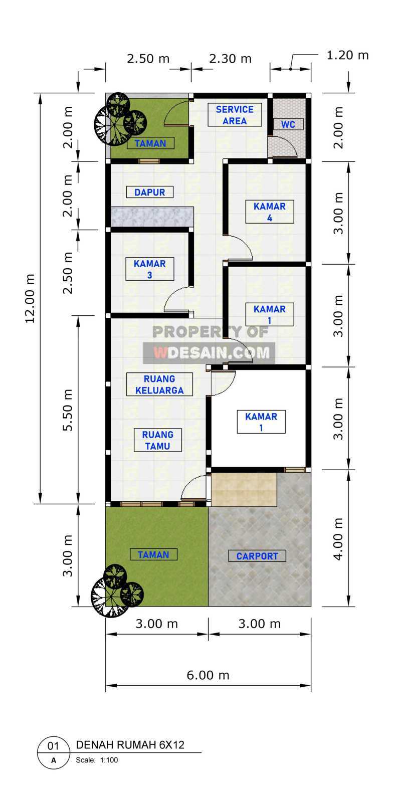 Biaya Pondasi Rumah Ukuran 6x12 - Desain Rumah Minimalis Sederhana - Denah Pondasi Rumah Ukuran 6x12 3 Kamar