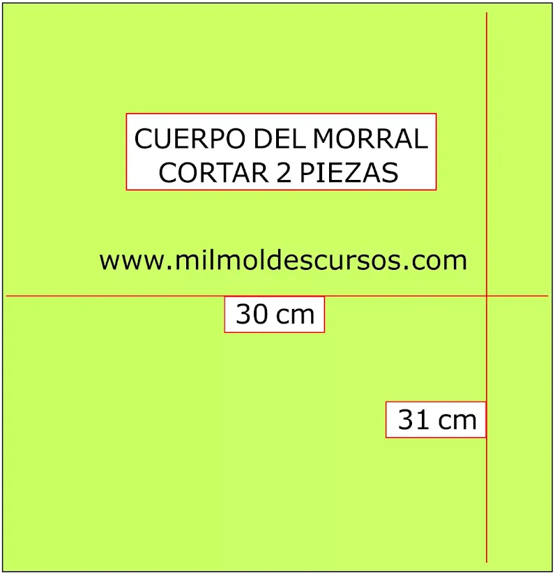 MOLDE DE FRENTE Y ESPALDA