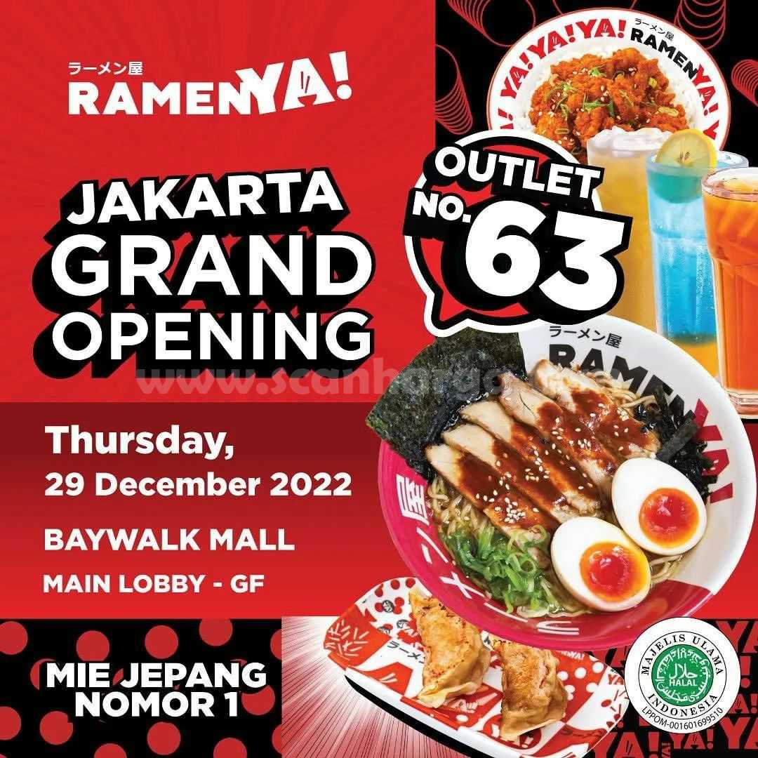 Promo RAMENYA! JAKARTA GRAND OPENING BAYWALK MALL