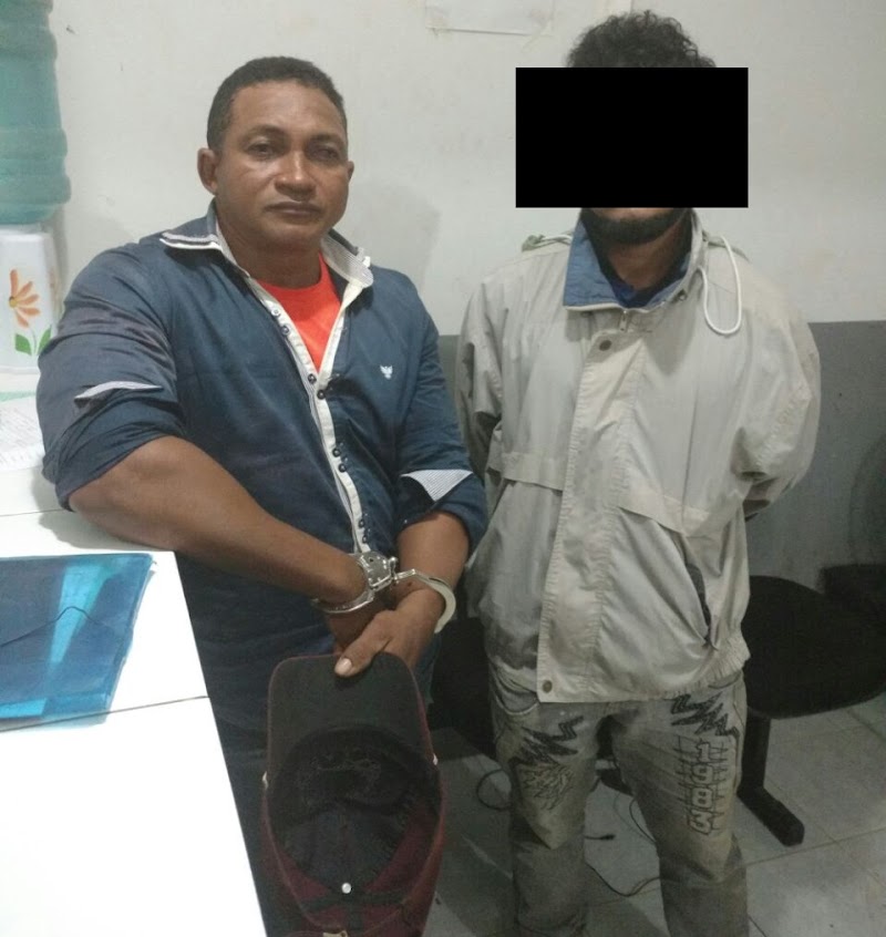 PM de São Raimundo do Doca Bezerra prende homem por porte ilegal de arma.