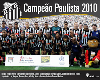 SANTOS FC CAMPE O PAULISTA 2010
